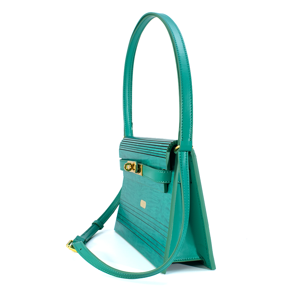 ZS-B013 Colorful Handbag-Blue