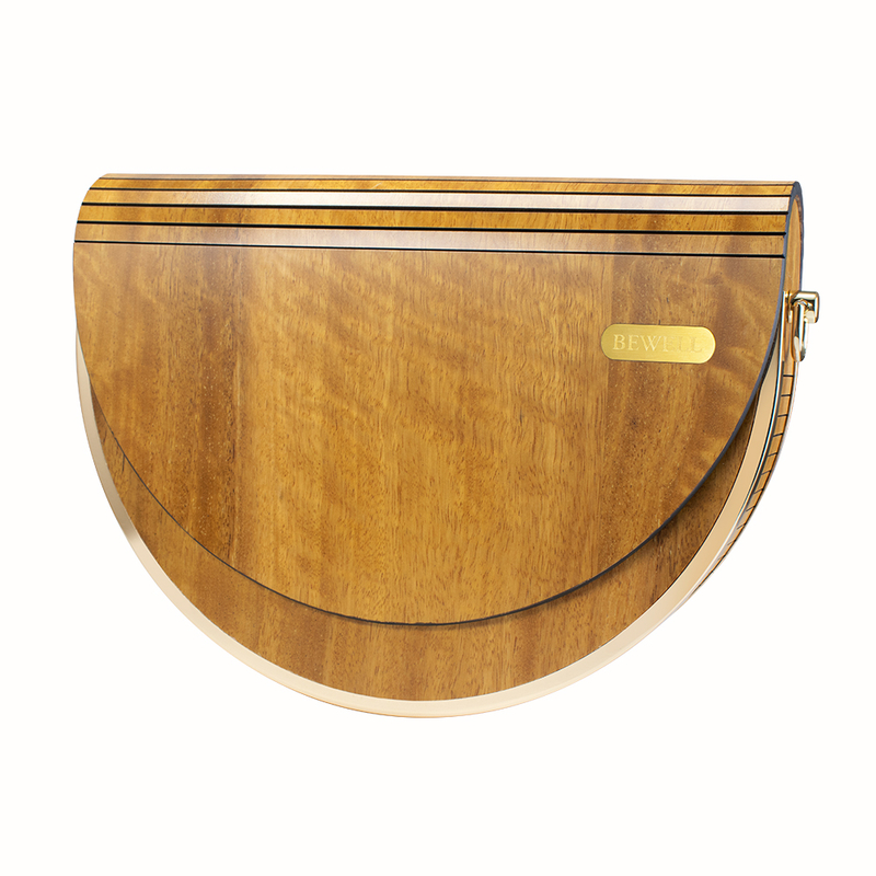 ZS-WB006 Saddle Bag-Figured Movingue Wood