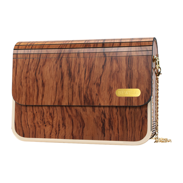 ZS-WB007 Flap Bag-Burma Padauk Wood