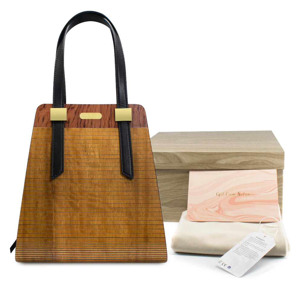 ZS-WB004 Tote-Figured Movingue Wood