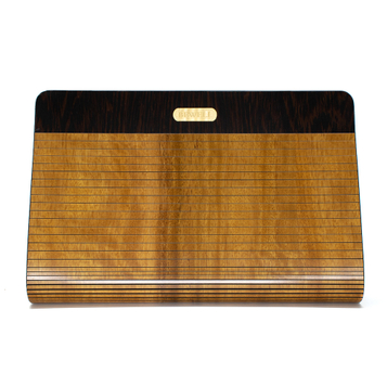 ZS-WB003 Wristlet Bag-Figured Movingue Wood