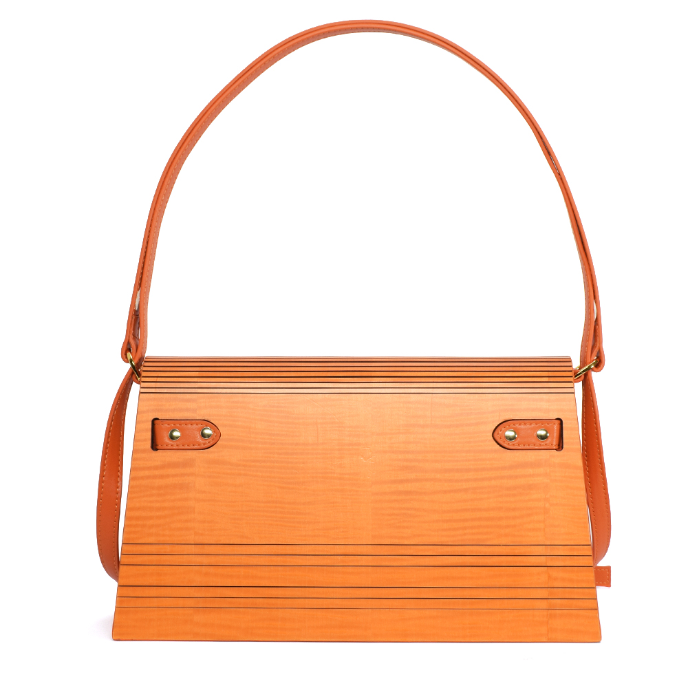 ZS-B013 Colorful Handbag-Orange