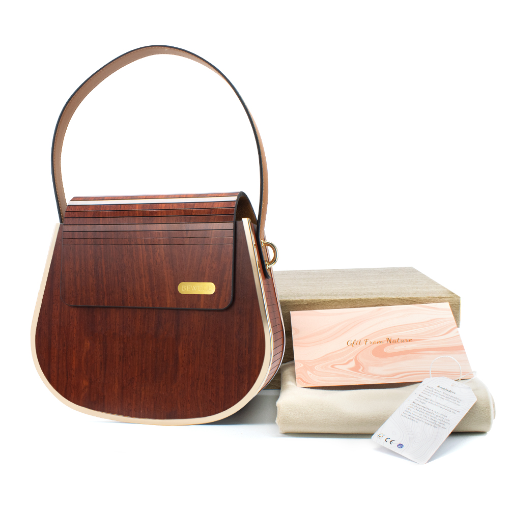 ZS-WB002 Drew Bag-Red Sandalwood Wood