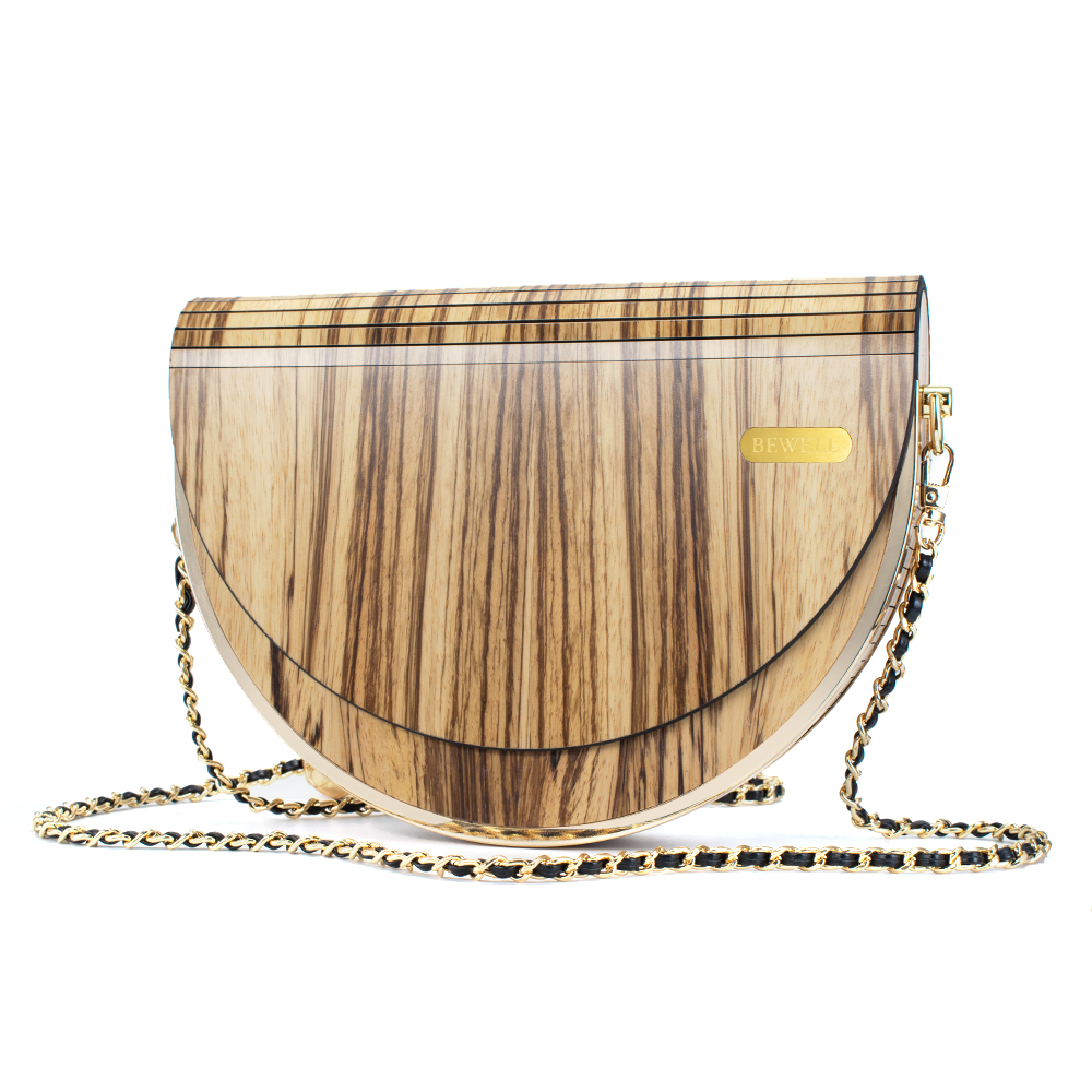 ZS-WB006 Saddle Bag-Zebra Wood