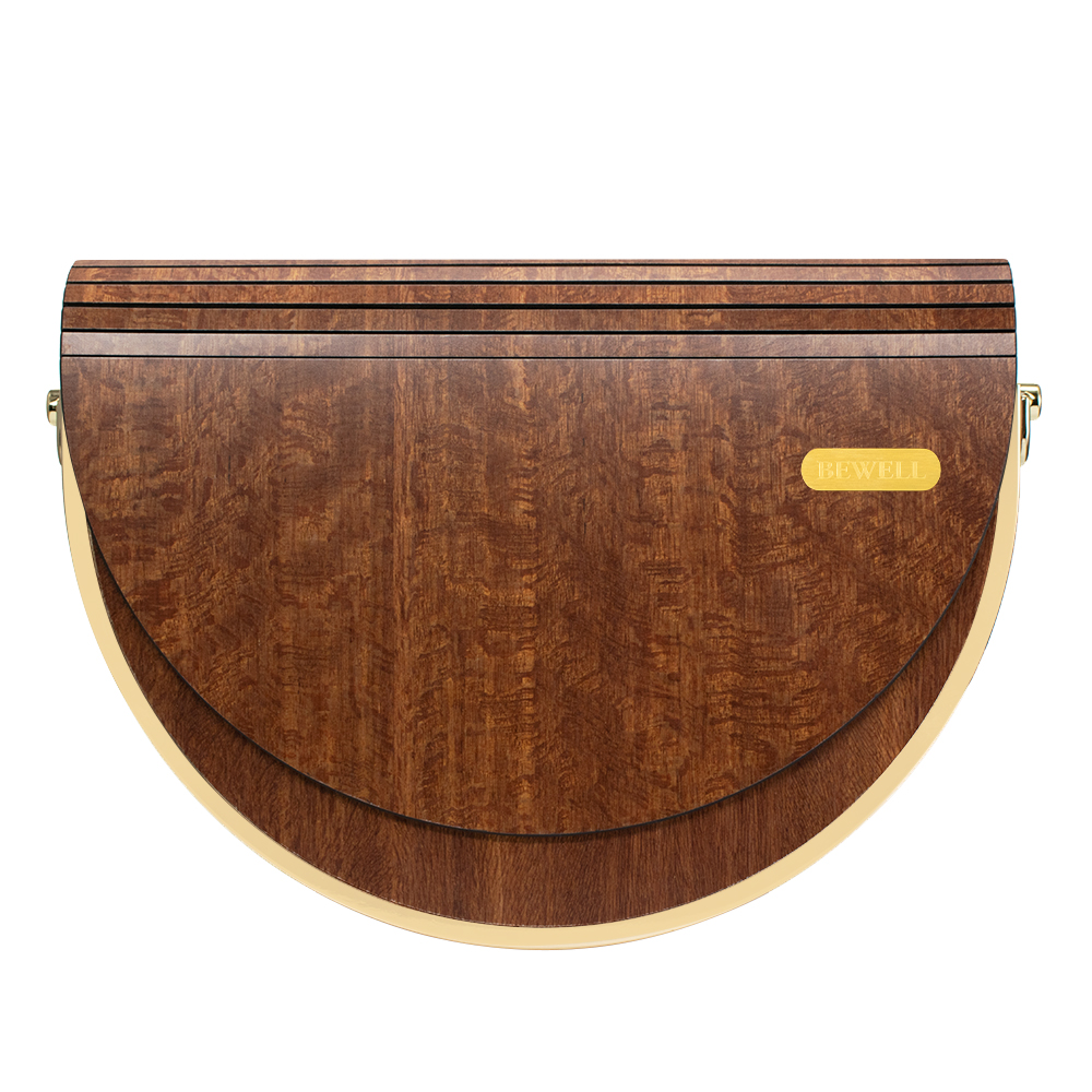 ZS-WB006 Saddle Bag-Tiger Wood