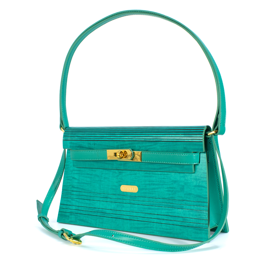 ZS-B013 Colorful Handbag-Blue