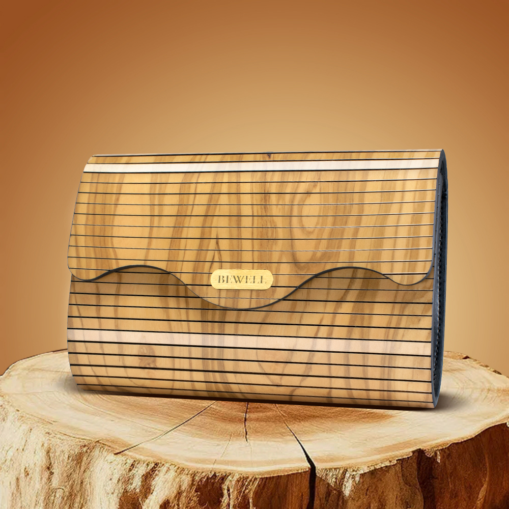 ZS-WB001-B Clutch-Olive Wood