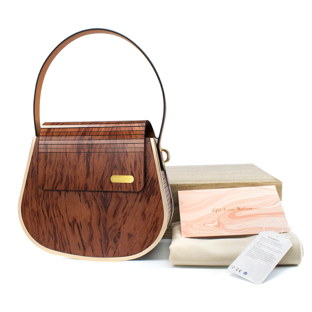 ZS-WB002 Drew Bag-Burma Padauk Wood