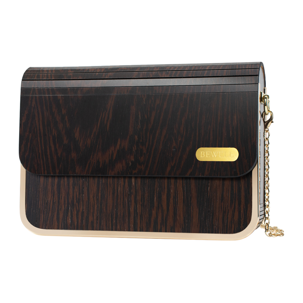 ZS-WB007 Flap Bag-Wenge Wood