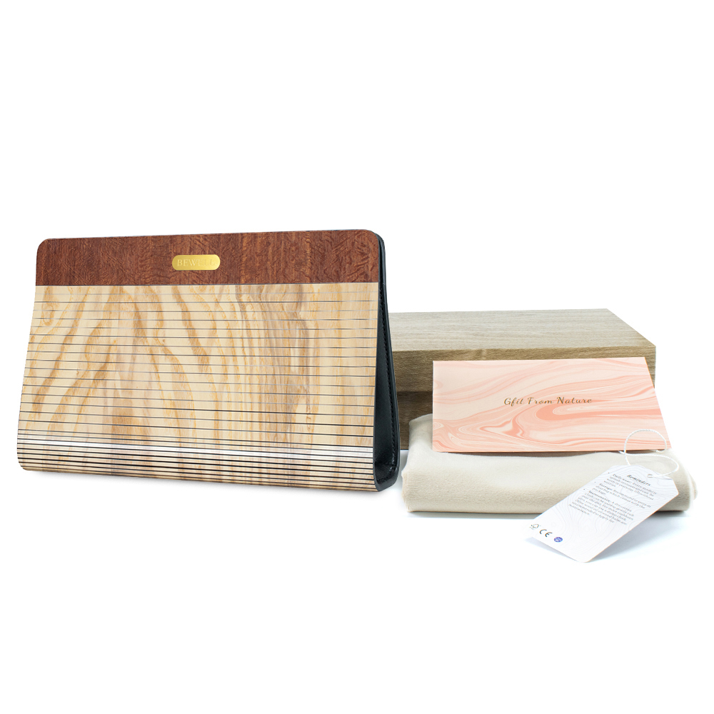 ZS-WB003 Wristlet Bag-White Ash Wood