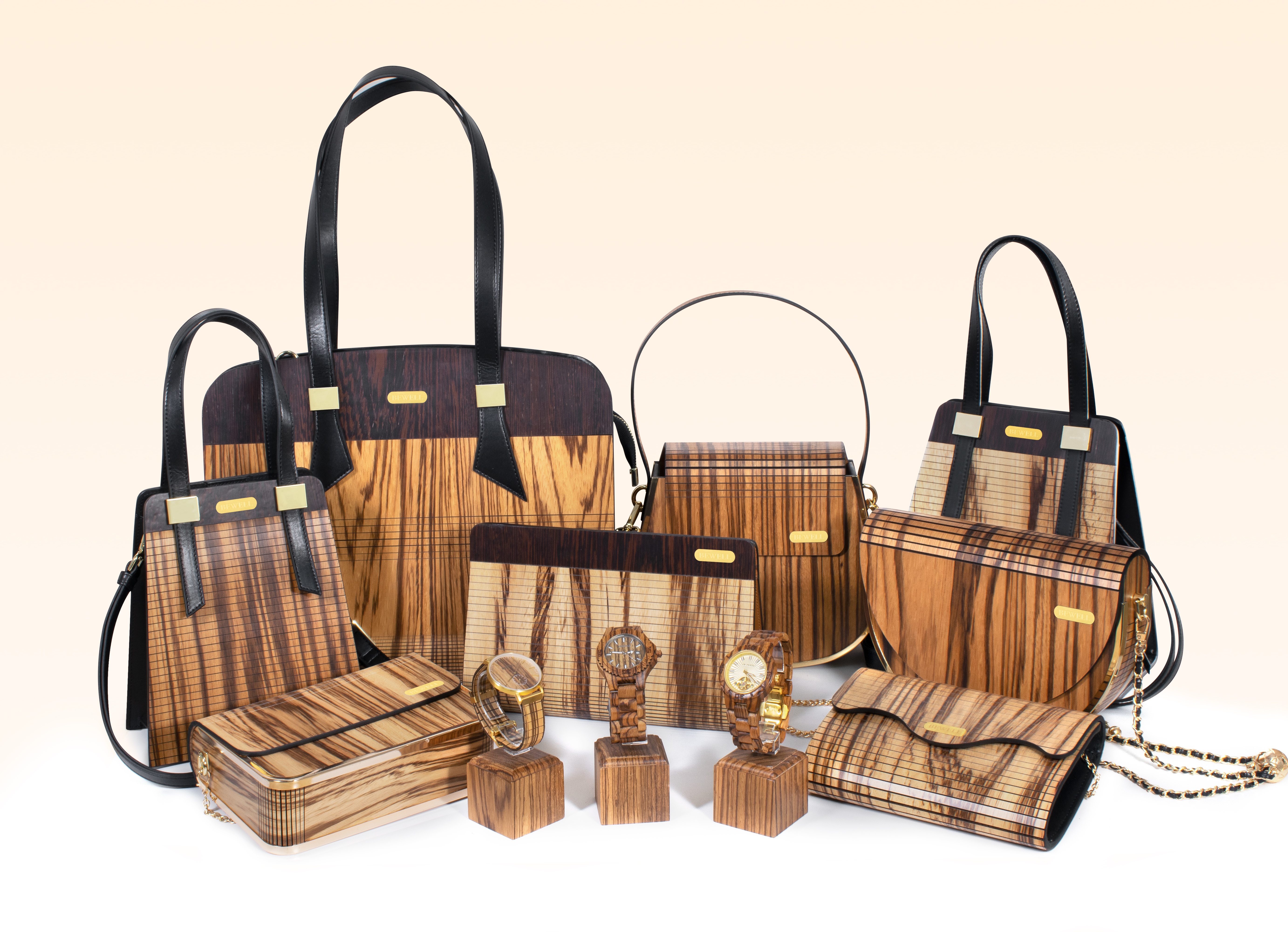 Launch Innovative Wooden Bags/Watches with Zhongshi - Zebra Wood Collection