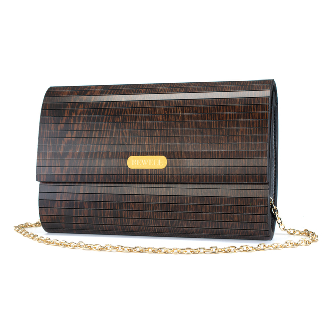 ZS-WB001-A Clutch-Wenge Wood