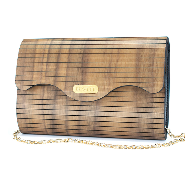 ZS-WB001-B Clutch-Walnut Wood