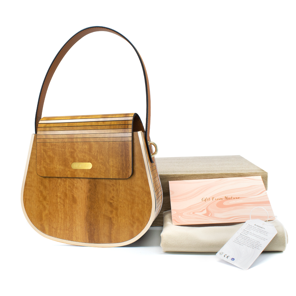 ZS-WB002 Drew Bag-Figured Movingue Wood