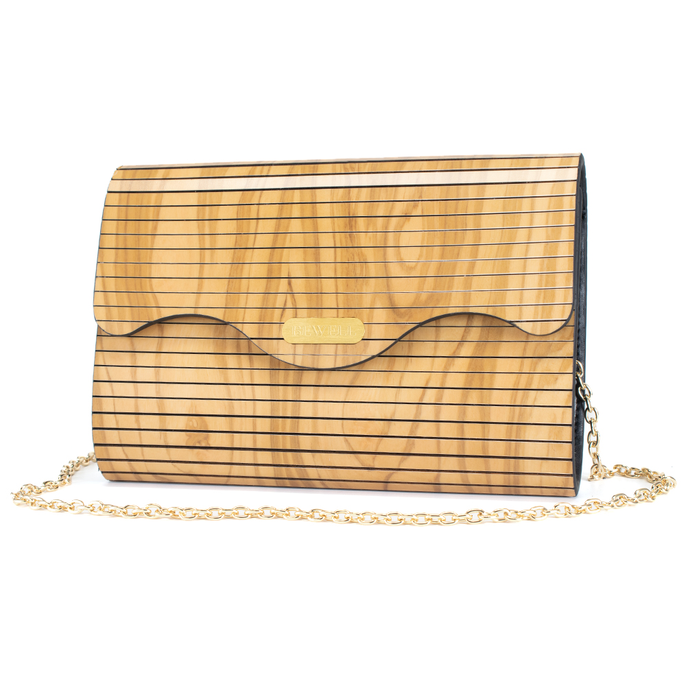 ZS-WB001-B Clutch-Olive Wood