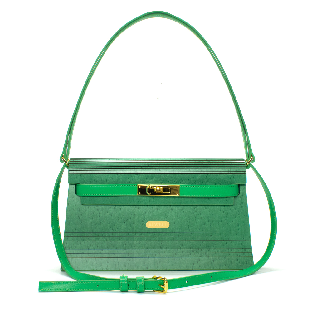 ZS-B013 Colorful Handbag-Green