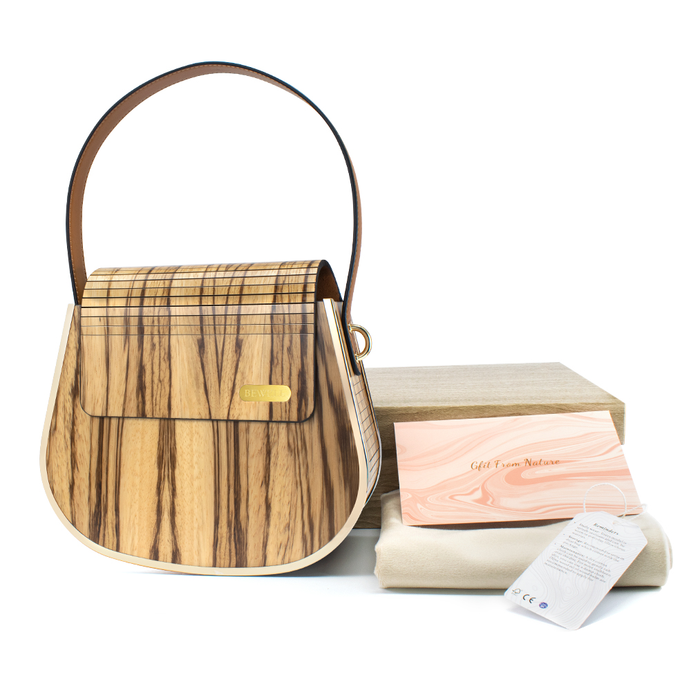 ZS-WB002 Drew Bag-Zebra Wood