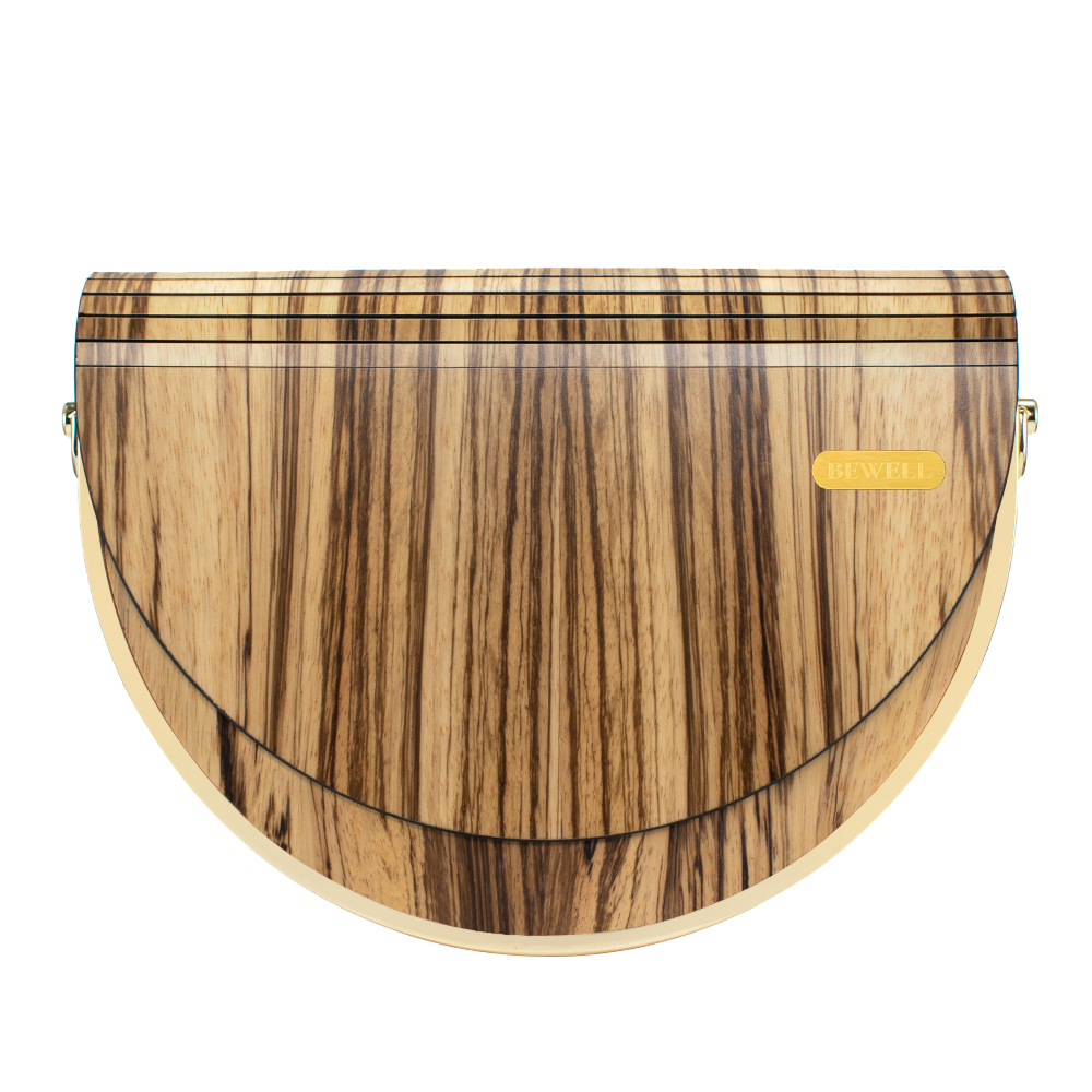 ZS-WB006 Saddle Bag-Zebra Wood