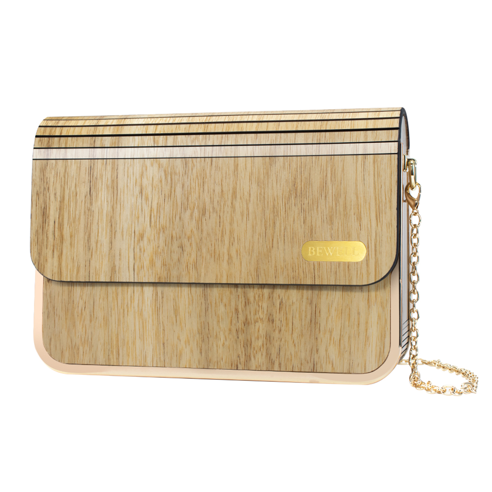 ZS-WB007 Flap Bag-Acacia Wood