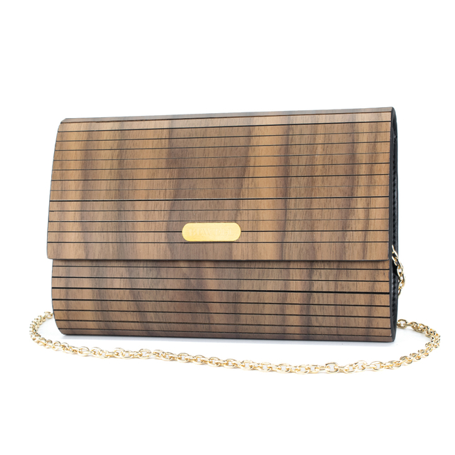 ZS-WB001-A Clutch-Walnut Wood