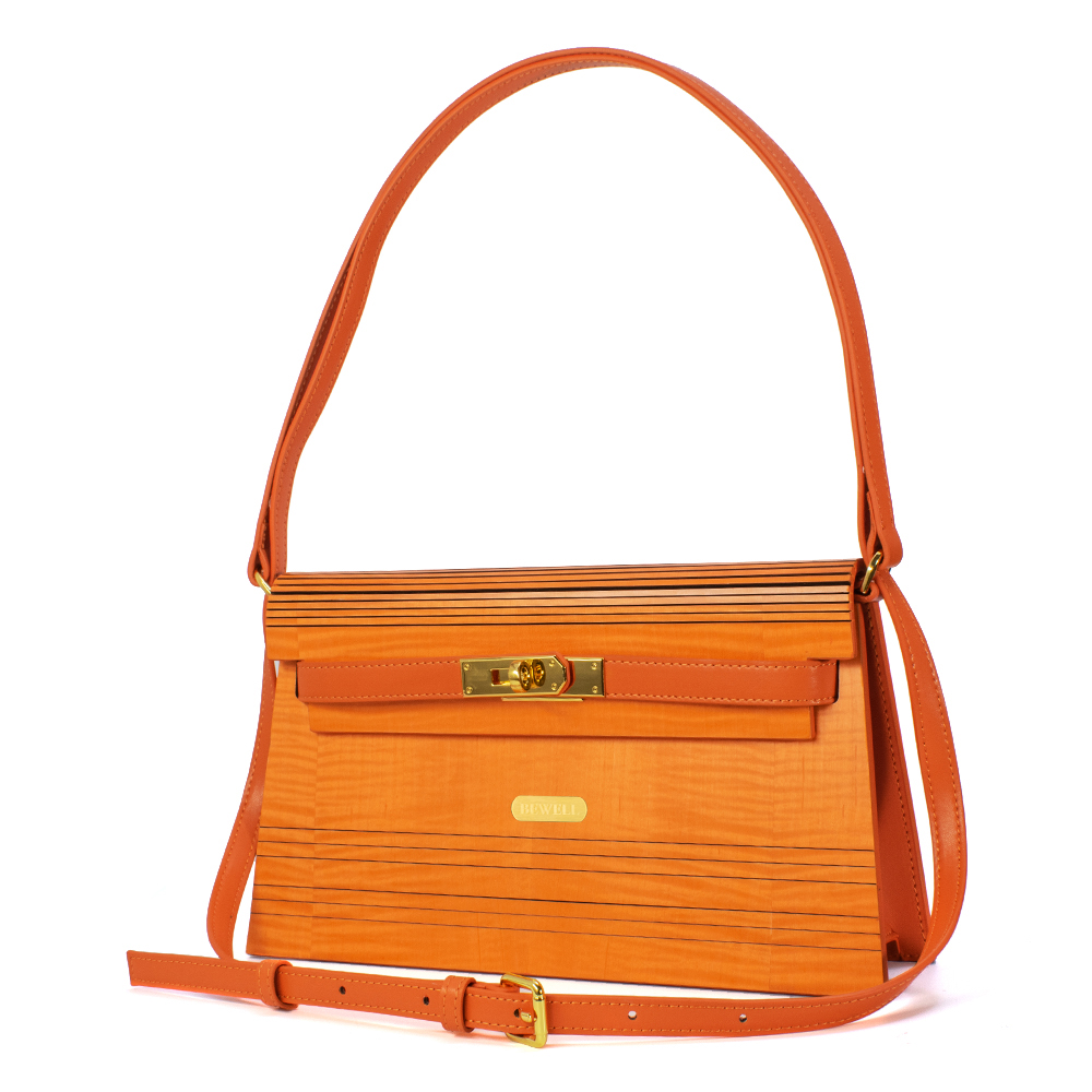 ZS-B013 Colorful Handbag-Orange