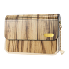 ZS-WB007 Flap Bag-Zebra Wood