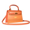 ZS-B015 Colorful Handbag- Orange 