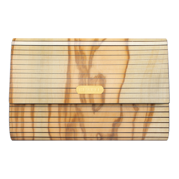 ZS-WB001-A Clutch-Olive Wood