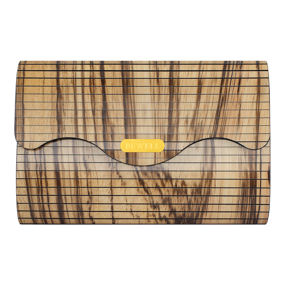 ZS-WB001-B Clutch-Zebra Wood