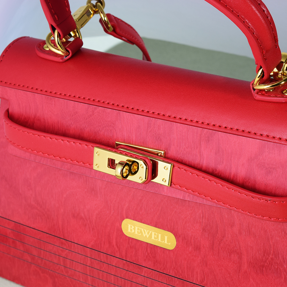 ZS-B015 Colorful Handbag-Red