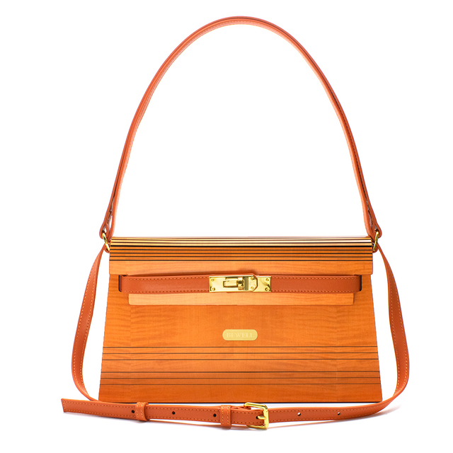 ZS-B013 Colorful Handbag-Orange