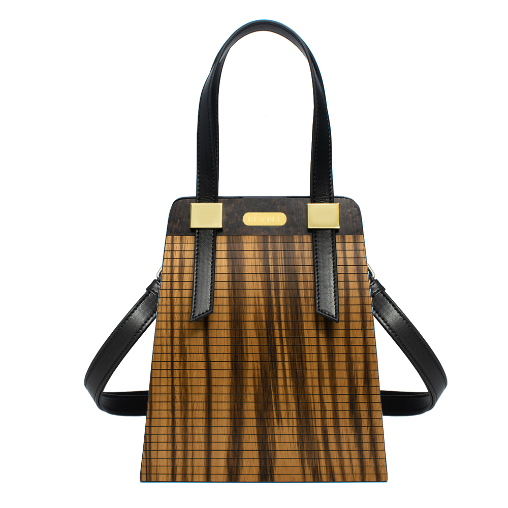 ZS-B012 Tote-Zebra Wood