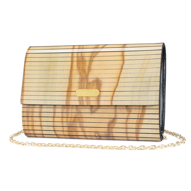 ZS-WB001-A Clutch-Olive Wood