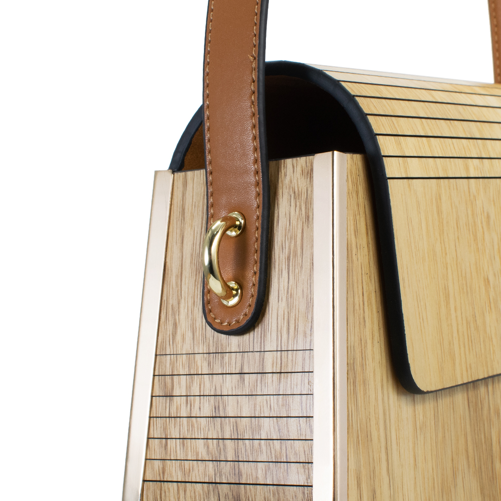 ZS-WB002 Drew Bag-Acacia Wood