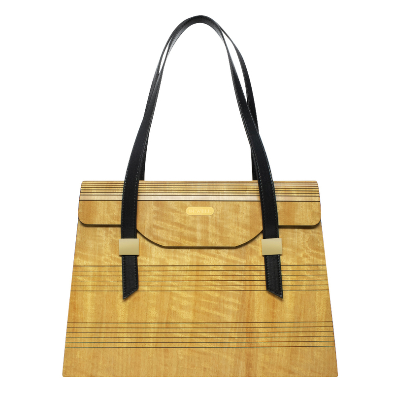 ZS-B010 Tote Bag- Figured movingue Wood