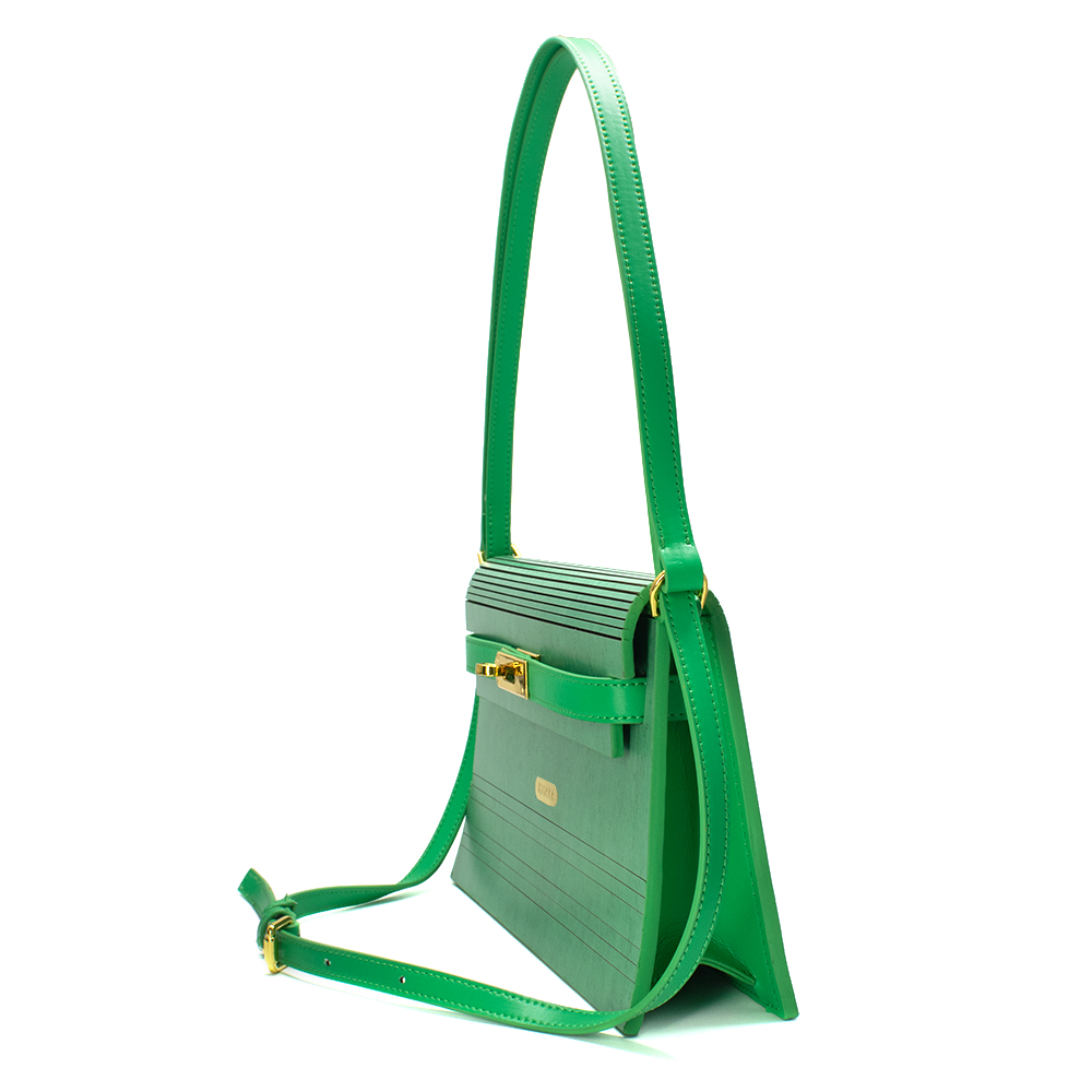 ZS-B013 Colorful Handbag-Green