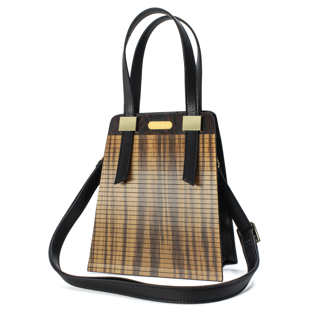 ZS-B012 Tote-Zebra Wood