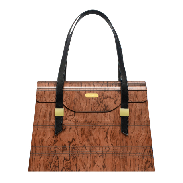 ZS-B010 Tote-Burma Padauk Wood