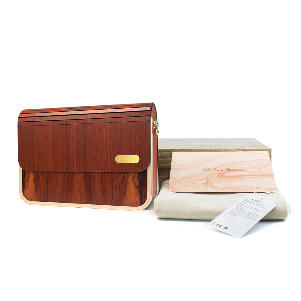 ZS-WB007 Flap Bag-Red Sandalwood Wood