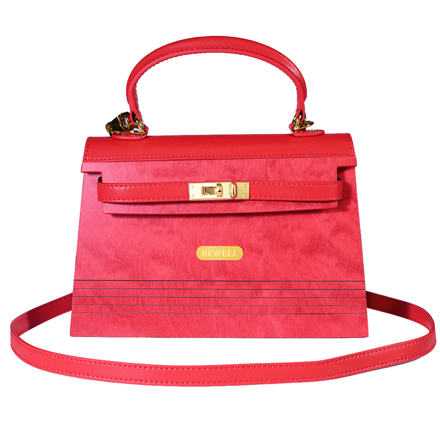 ZS-B015 Colorful Handbag-Red